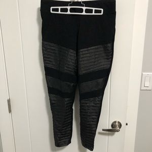 Torrid platinum moto leggings